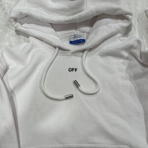 White Hoodie with 'OFF' OFF-WHITE Brand New without Tags